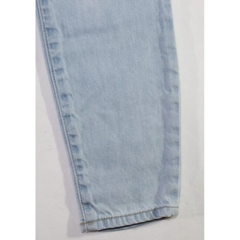 RSQ Girlfriend Fit Jeans, Girls Size 8, Distressed Light Blue